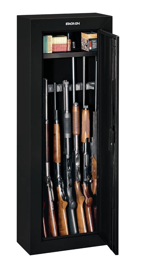 stack on gcb 908 steel 8 gun security cabinet black|stack on gcb 908.